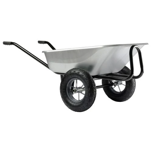 Brouette Haemmerlin EXPERT TWIN Premium 150 L Galva à Roues Gonflées - 306015201 -Outils De Jardin Soldes AFD 114963