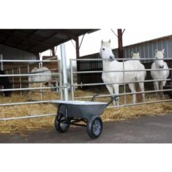 Brouette Haemmerlin EXPERT TWIN Premium 150 L Galva à Roues Gonflées - 306015201 -Outils De Jardin Soldes AFD 114966