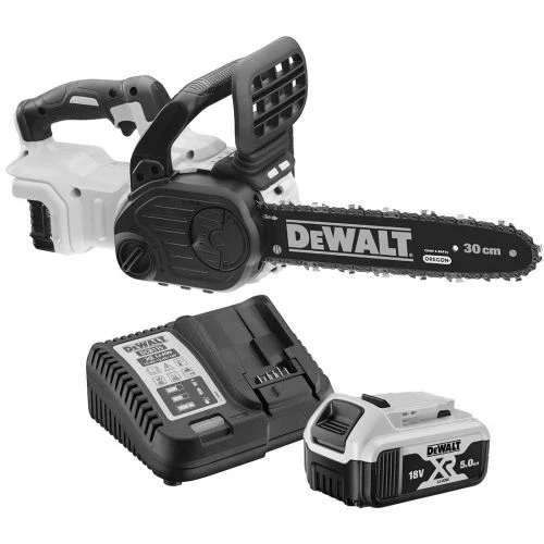 Tronçonneuse élagueuse 18 V Dewalt DCM565P1 + 1 Batterie 5 Ah + Chargeur 3 Tronçonneuse élagueuse 18 V Dewalt DCM565P1 + 1 Batterie 5 Ah + Chargeur